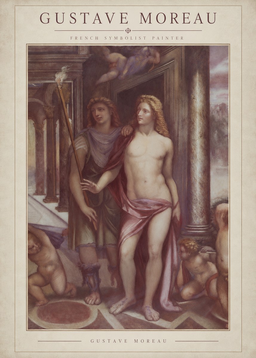 Gustave Moreau Youth No3 - Poszter