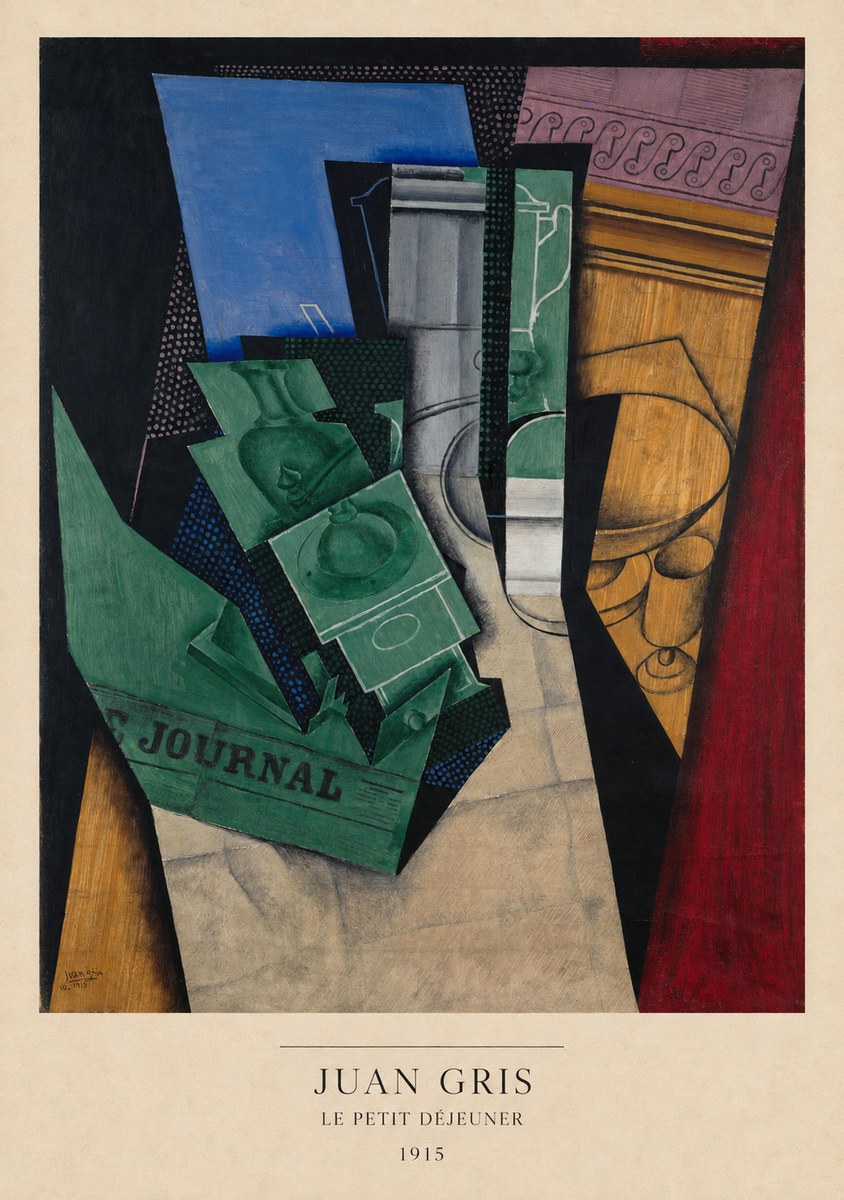 Juan Gris Le Petit Déjeuner No6 - Poszter