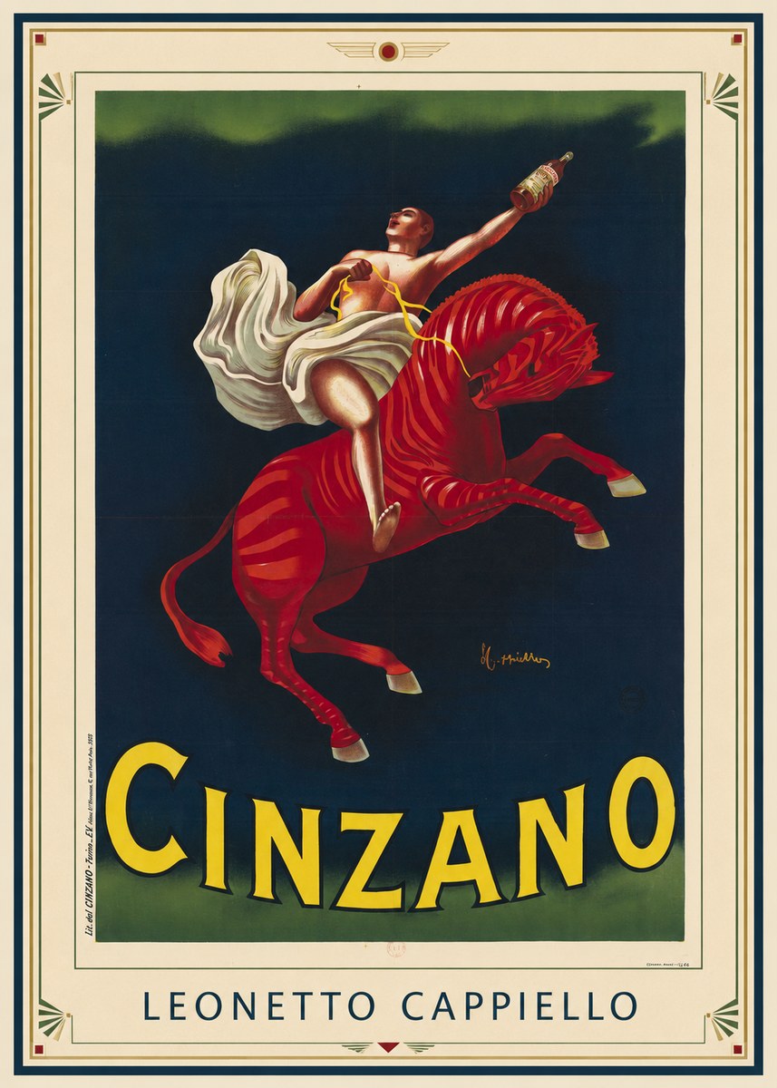 Leonetto Cappiello Cinzano No1 - Poszter