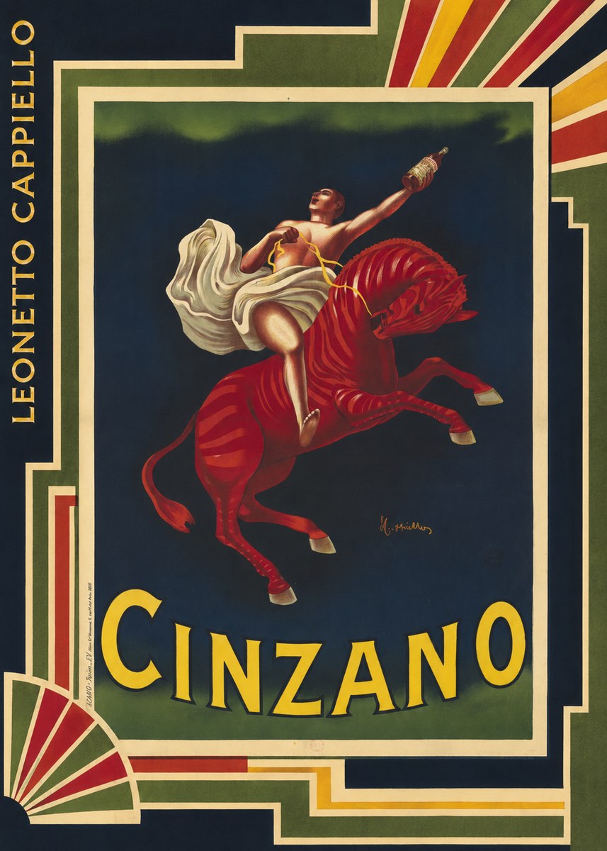 Leonetto Cappiello Cinzano No2 - Poszter