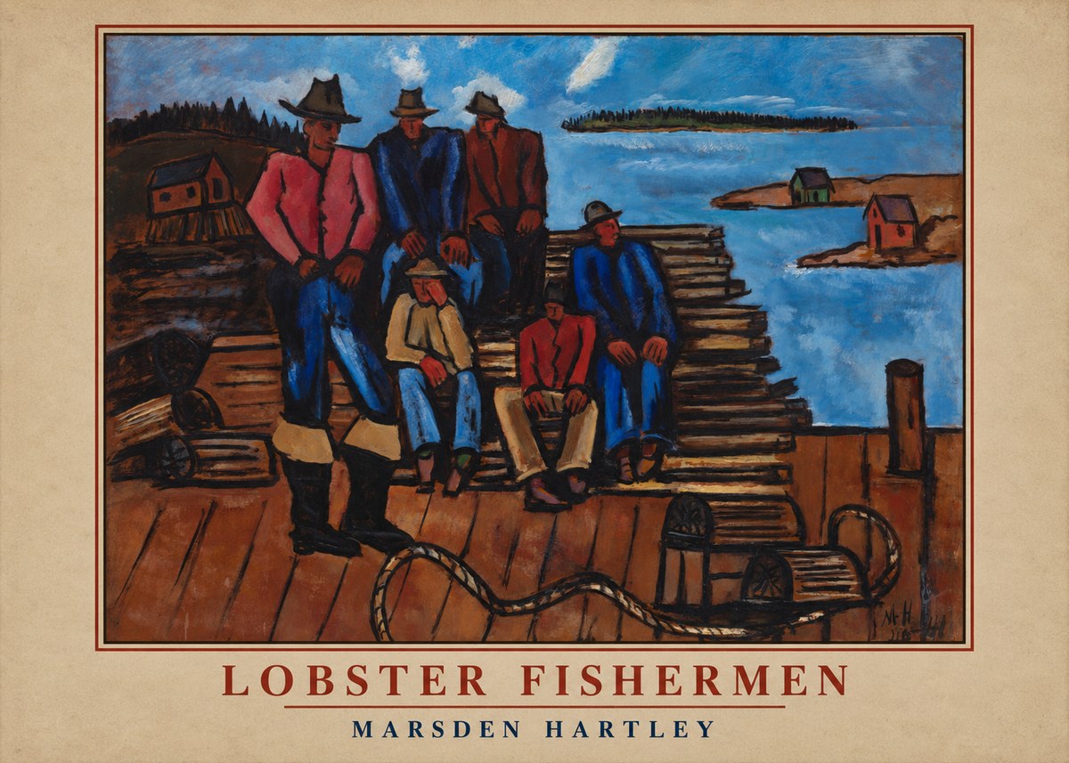 Marsden Hartley Lobster Fishermen II No2 - Poszter
