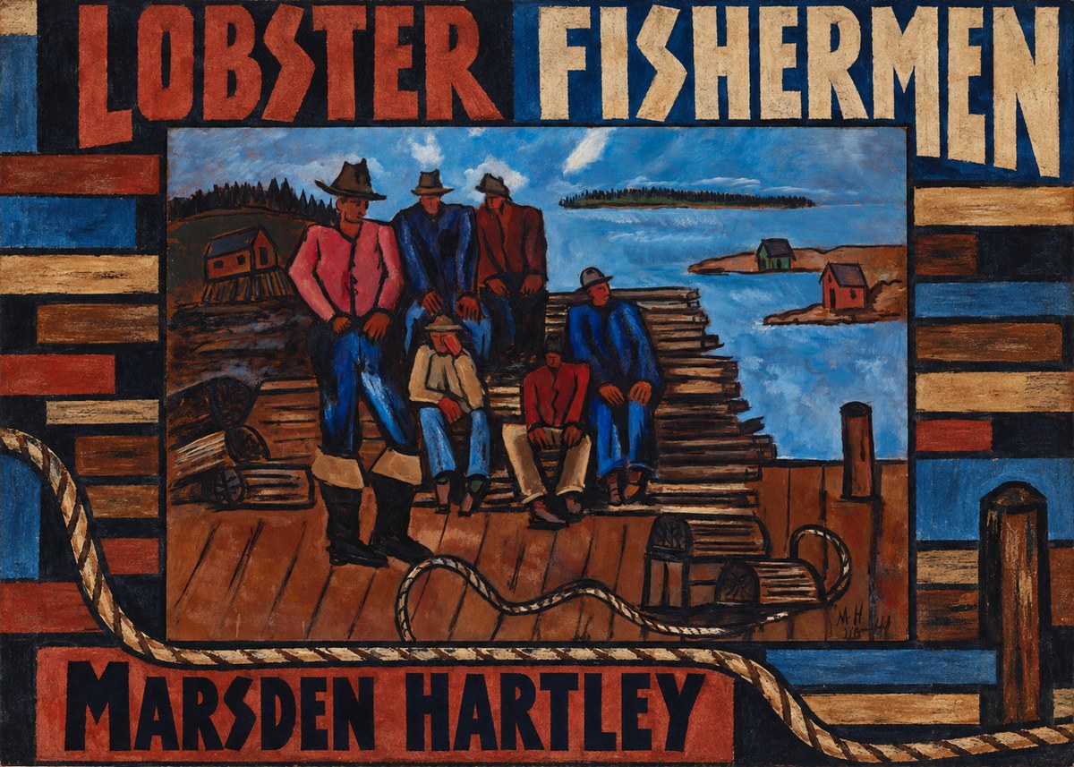 Marsden Hartley Lobster Fishermen II No3 - Poszter