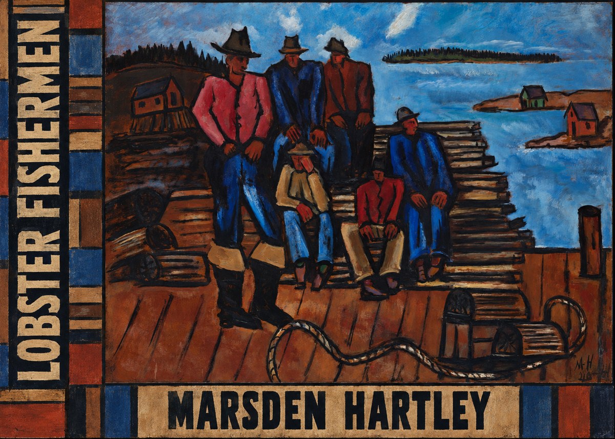 Marsden Hartley Lobster Fishermen II No4 - Poszter
