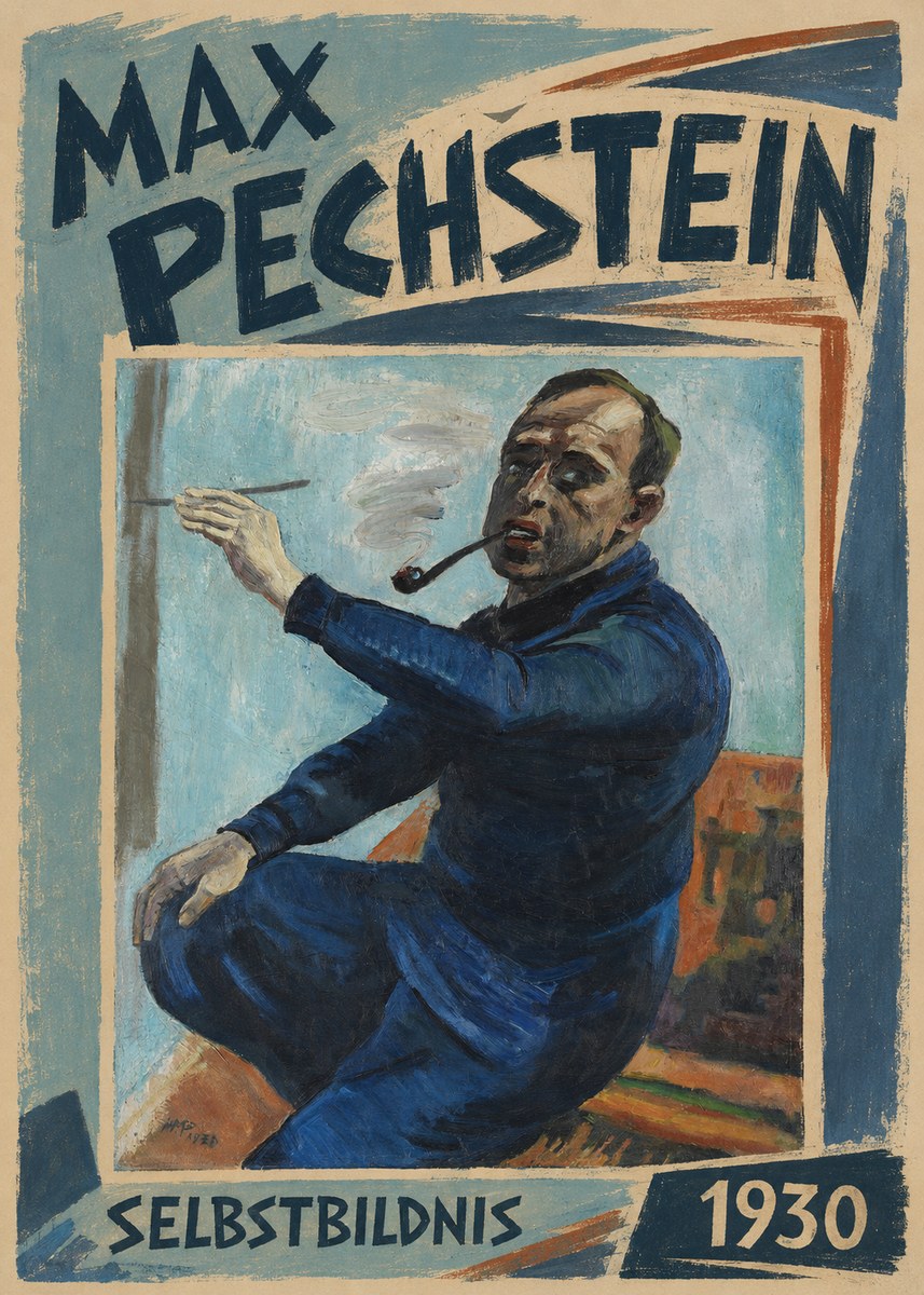 Max Pechstein Selbstbildnis No1 - Poszter