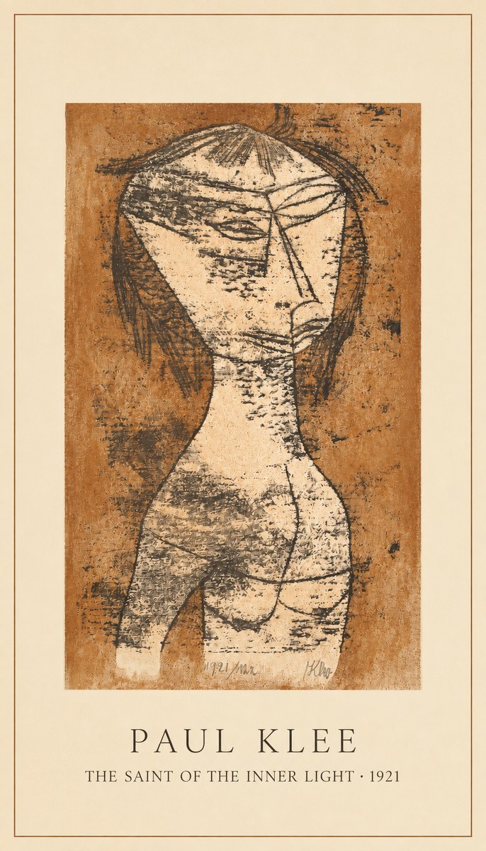 Paul Klee The Saint of the Inner Light No2 - Poszter