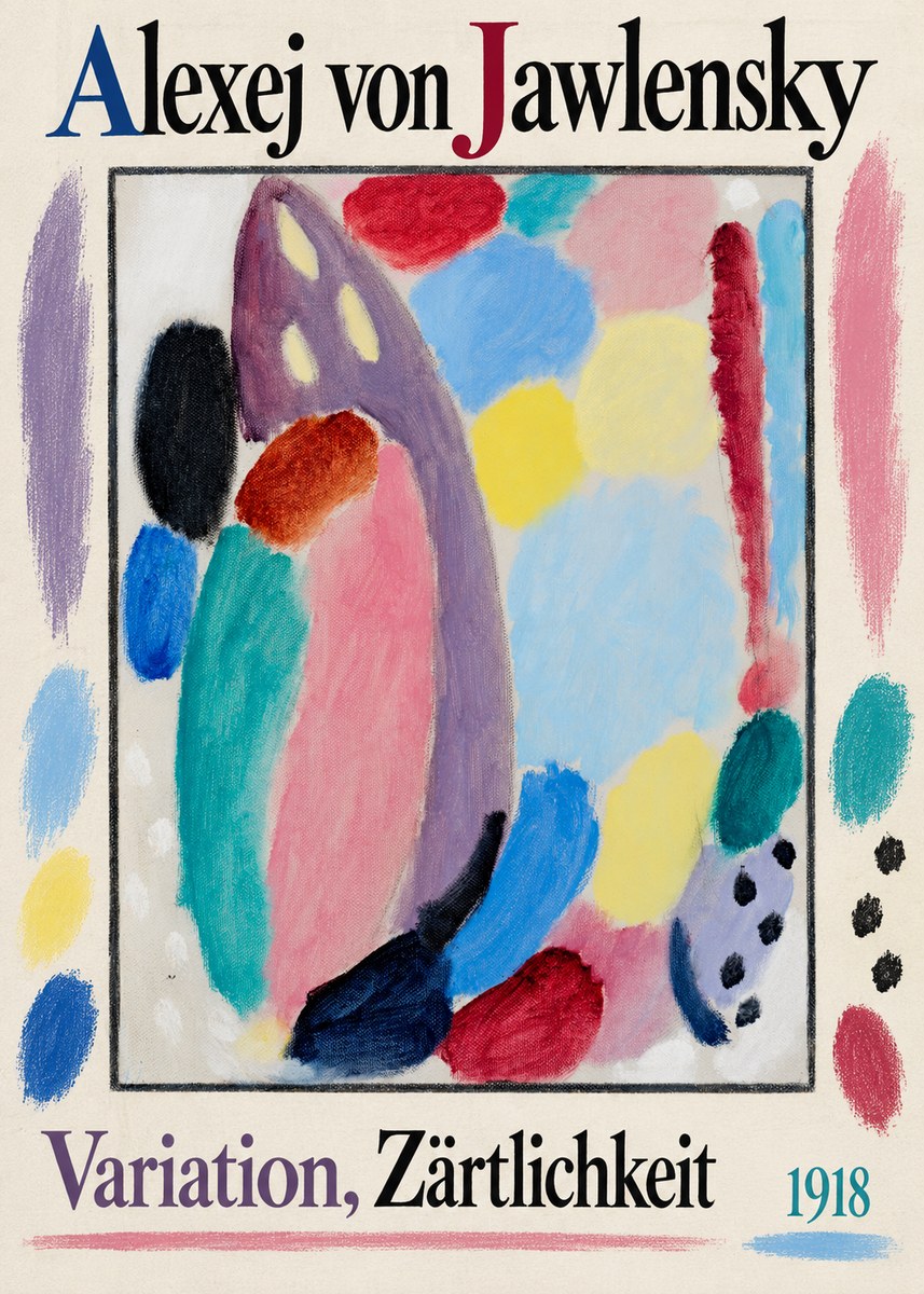 Alexej von Jawlensky Variation, Zärtlichkeit No1 - Poszter