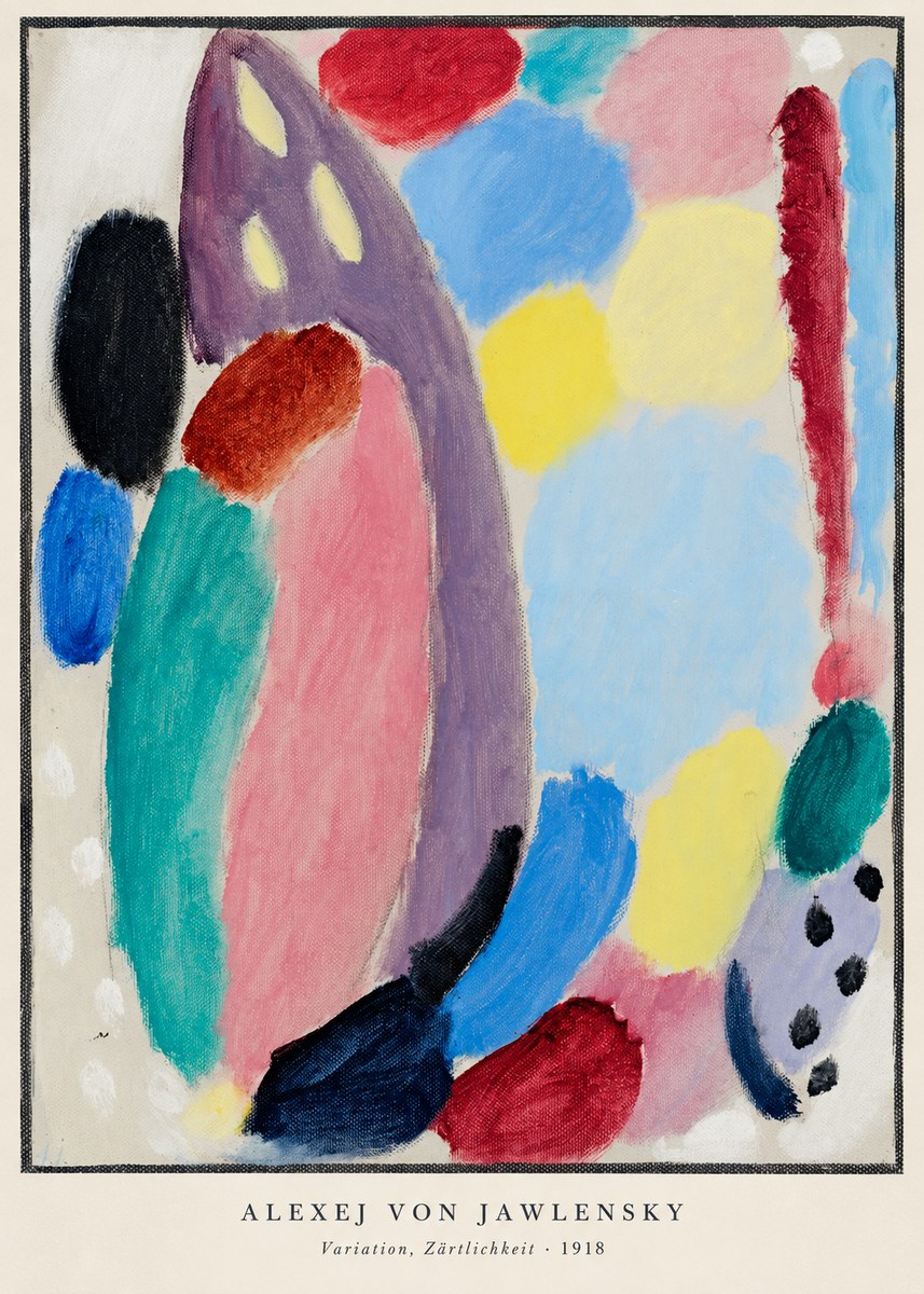 Alexej von Jawlensky Variation, Zärtlichkeit No5 - Poszter