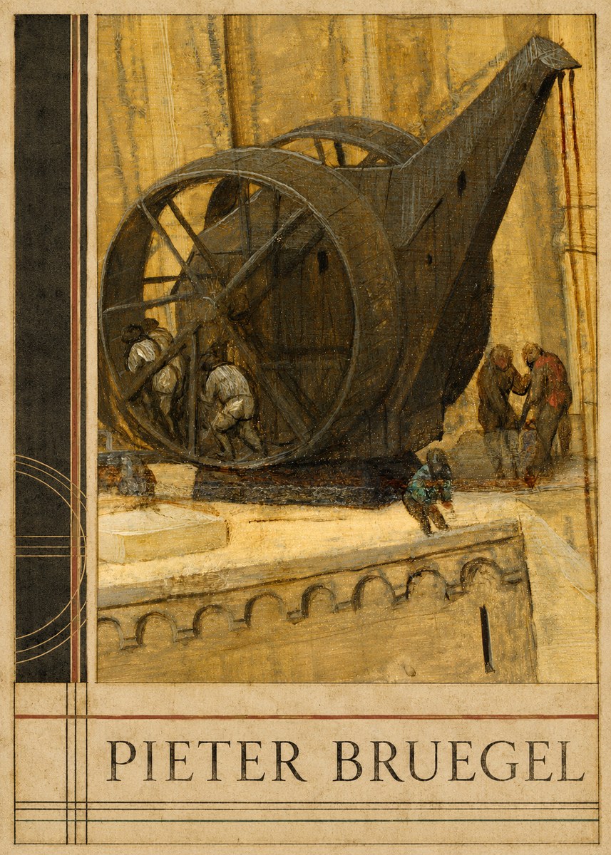 Pieter Bruegel The Crane No2 - Poszter