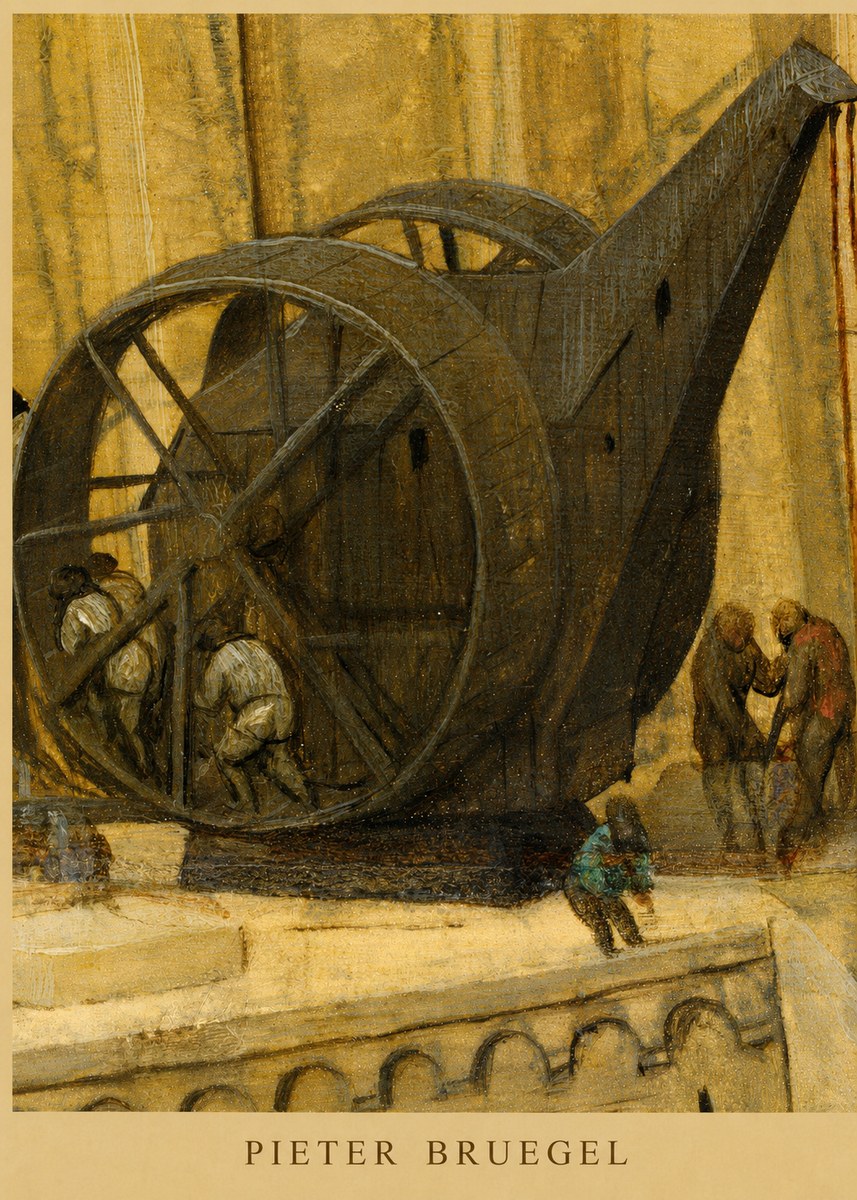Pieter Bruegel The Crane No5 - Poszter