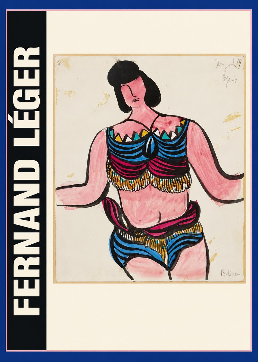Fernand Léger Bolivian No2 - Poszter