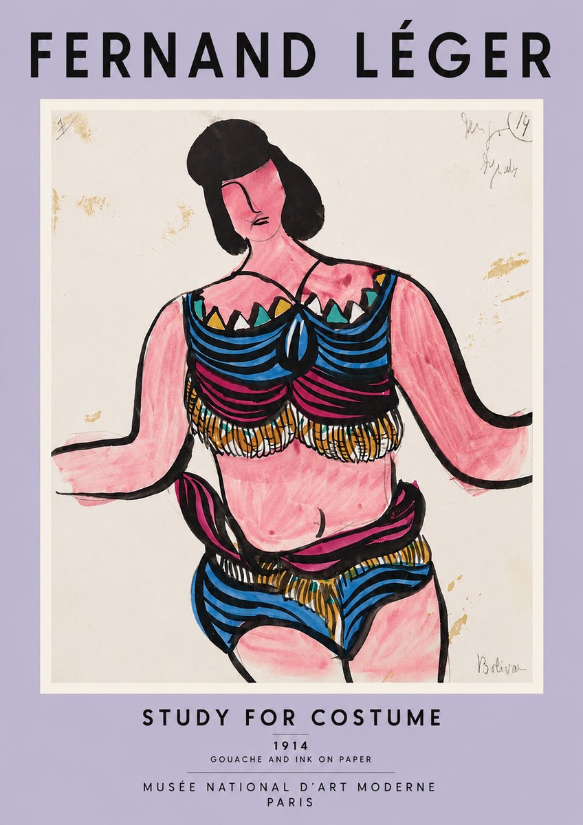Fernand Léger Bolivian No4 - Poszter