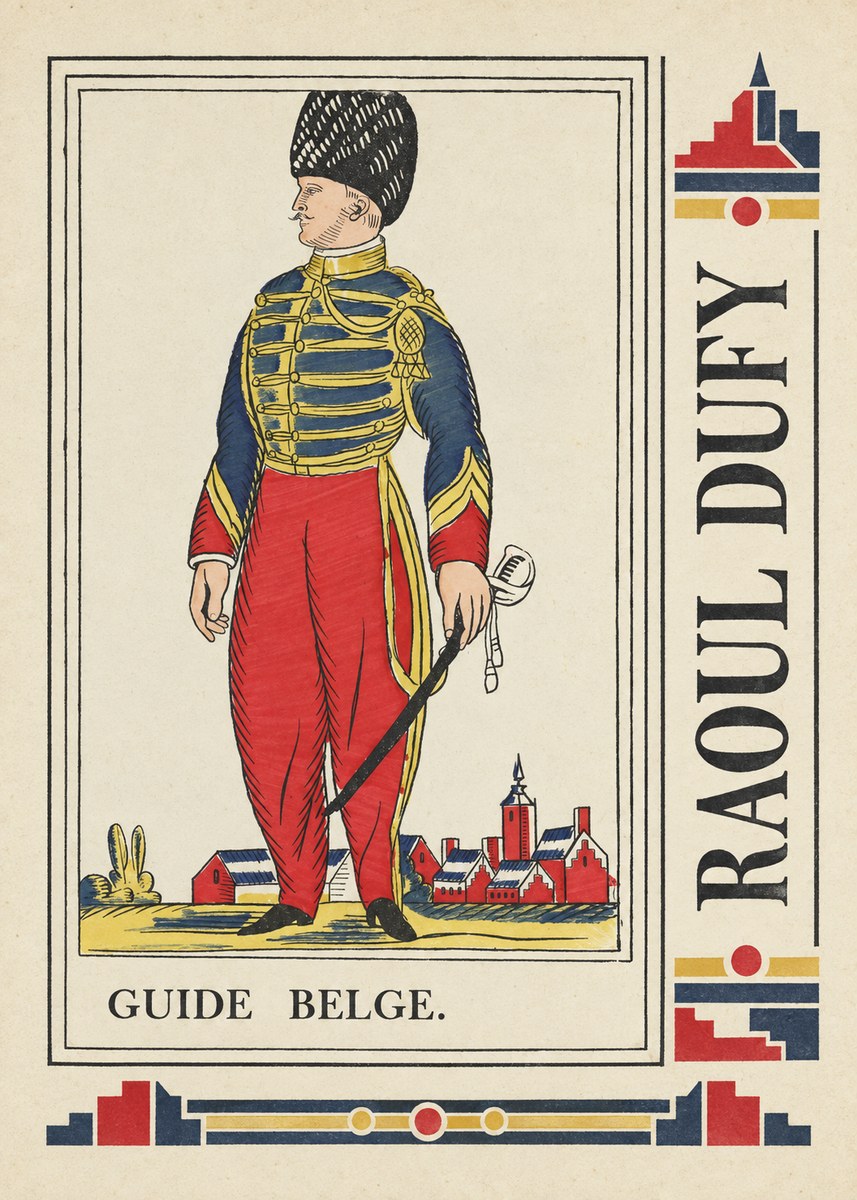 Raoul Dufy Guide Belge. No4 - Poszter