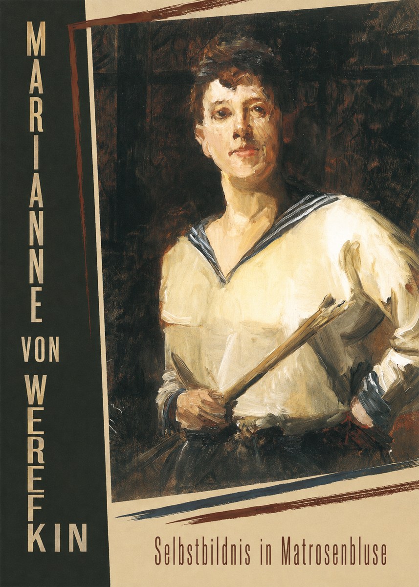 Marianne von Werefkin Selbstbildnis in Matrosenbluse No2 - Poszter