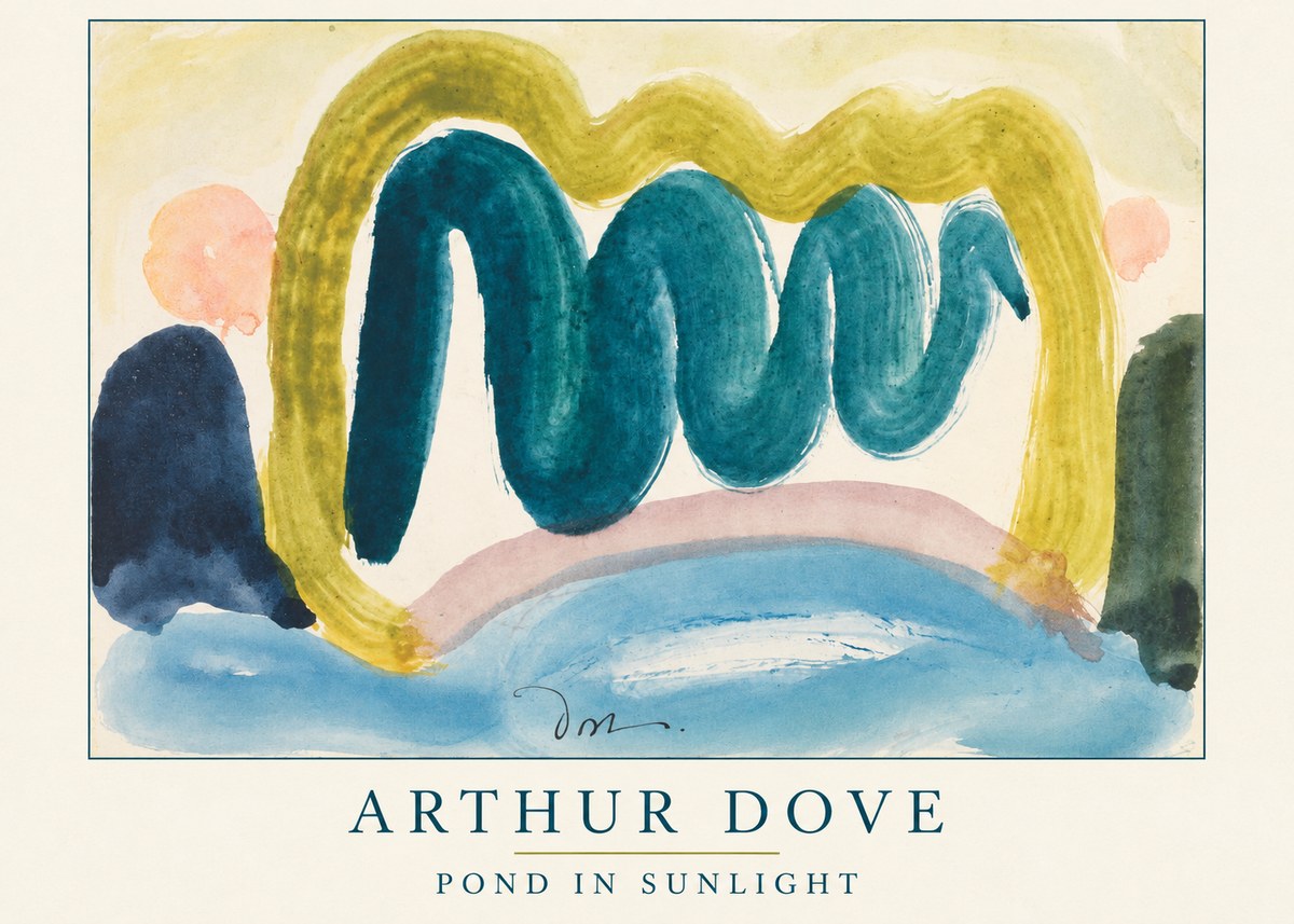Arthur Dove Pond in Sunlight No4 - Poszter
