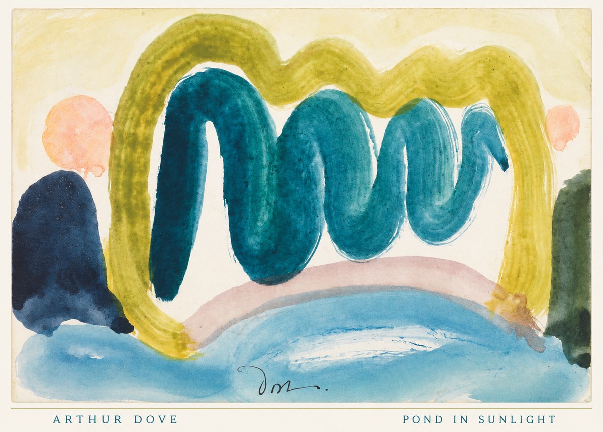 Arthur Dove Pond in Sunlight No6 - Poszter