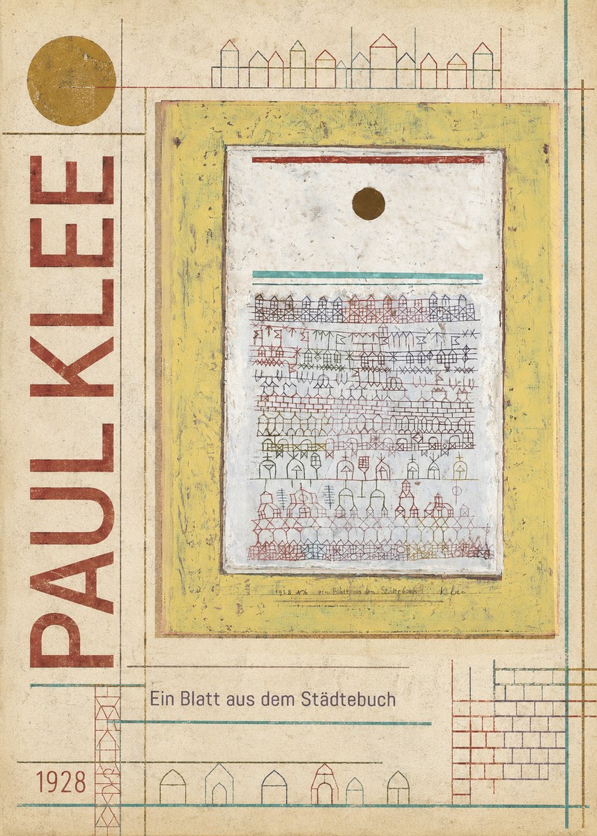 Paul Klee Ein Blatt Aus Dem Städtebuch No6 - Poszter