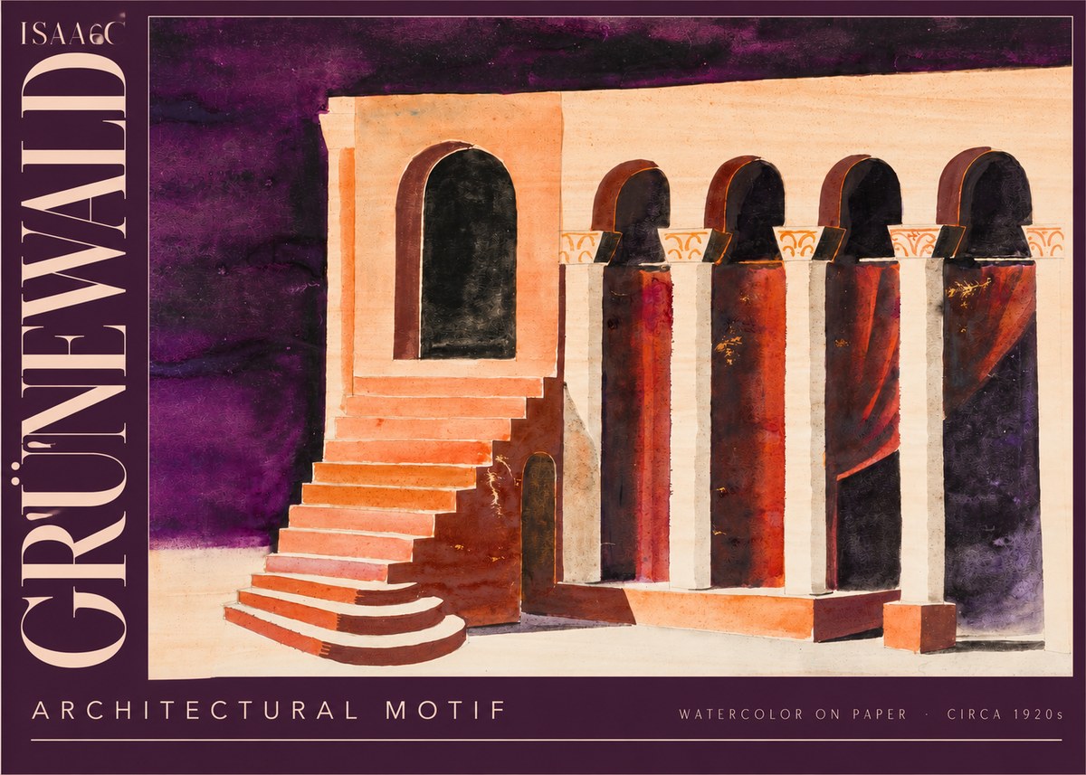 Isaac Grünewald Architectural Motif I No4 - Poszter