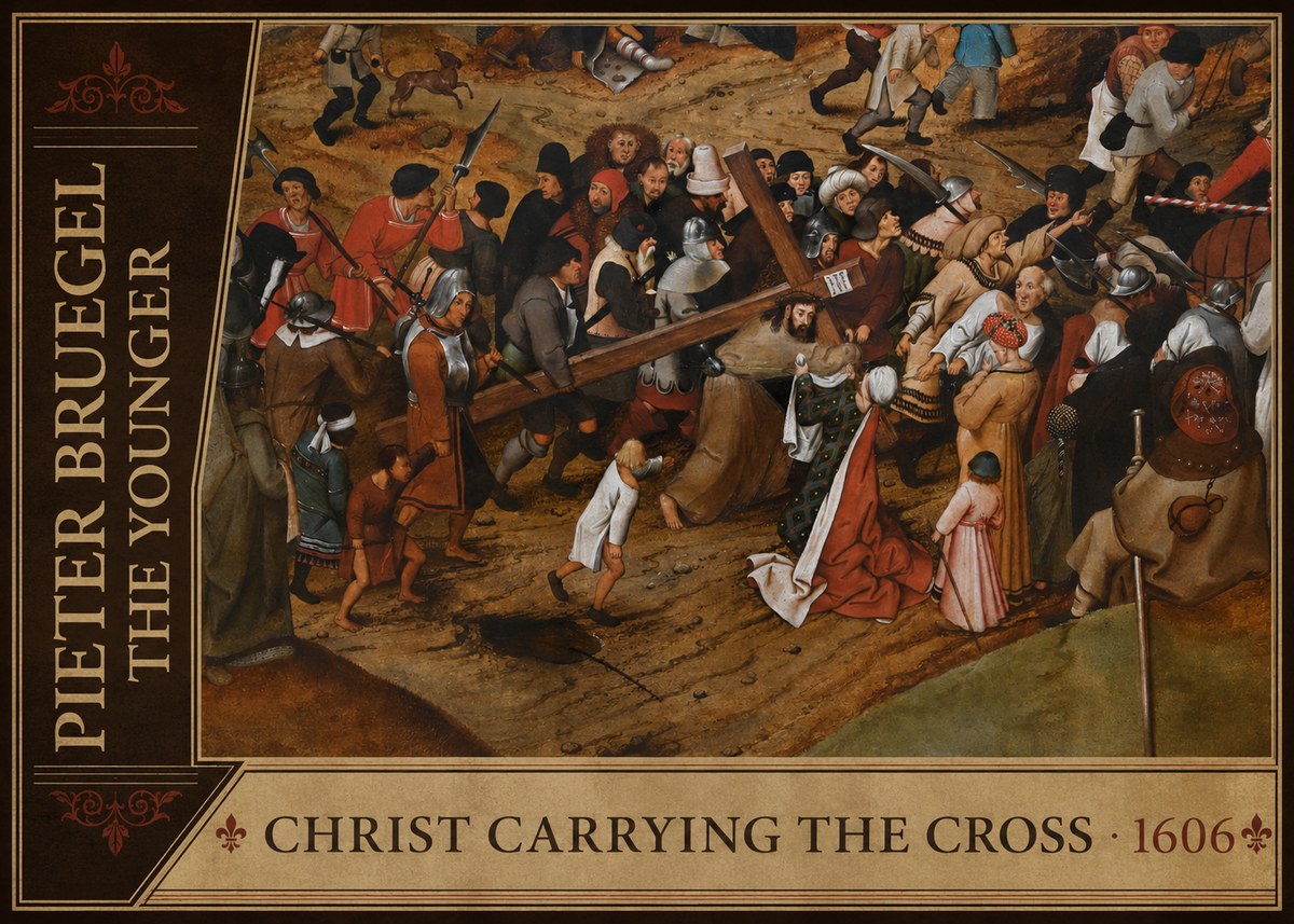 Pieter Bruegel Christ Carrying the Cross II No2 - Poszter