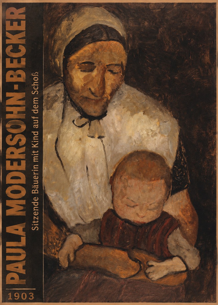 Paula Modersohn-Becker Sitzende Bäuerin Mit Kind Auf Dem Schoß No3 - Poszter