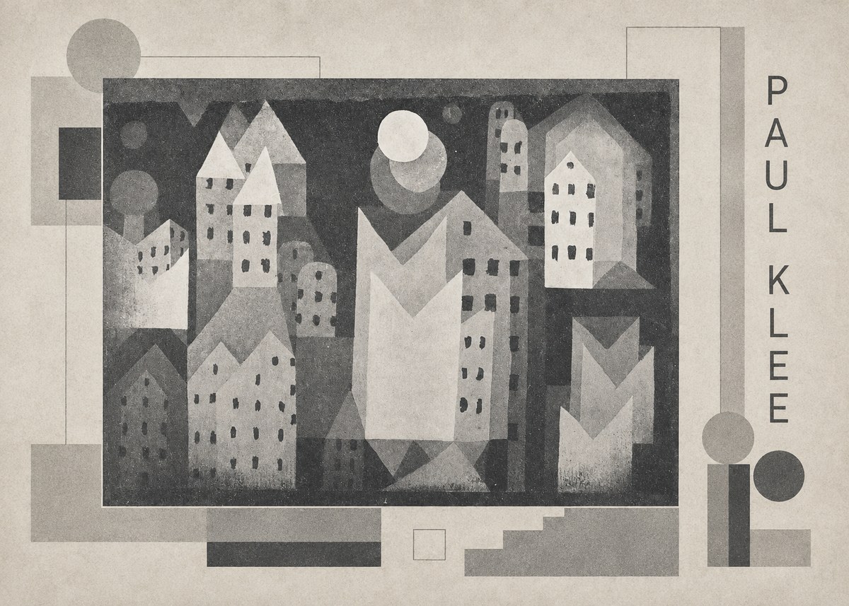 Paul Klee City of Churches No2 - Poszter