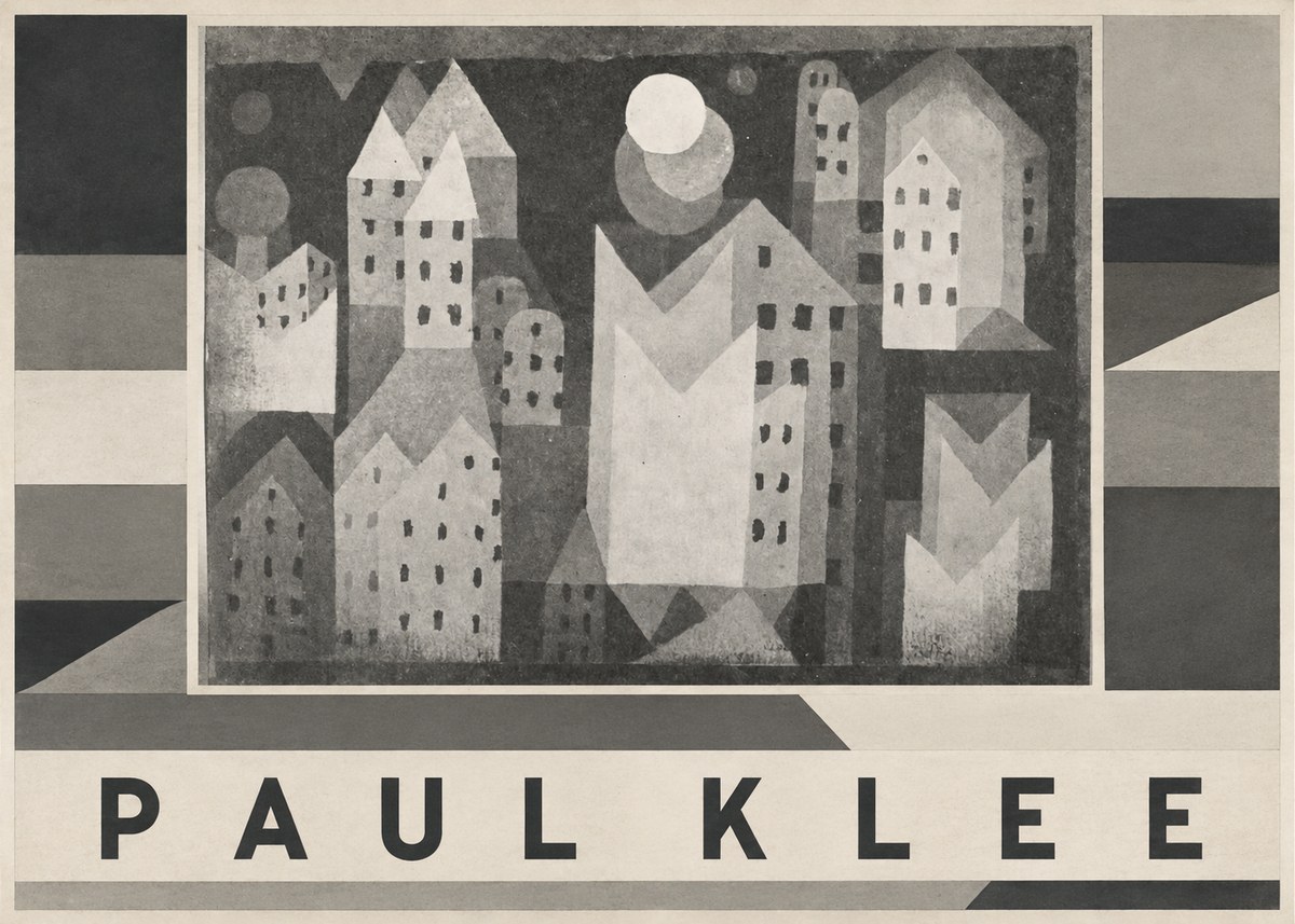Paul Klee City of Churches No3 - Poszter