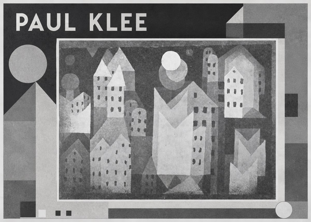 Paul Klee City of Churches No4 - Poszter