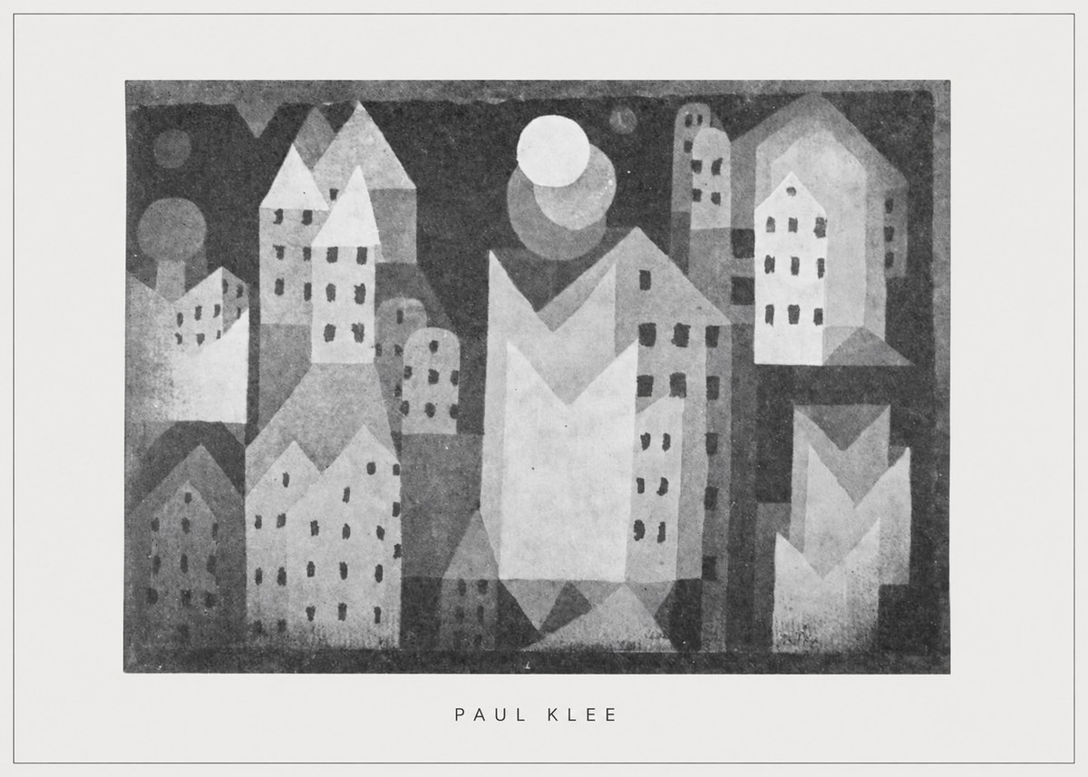 Paul Klee City of Churches No5 - Poszter