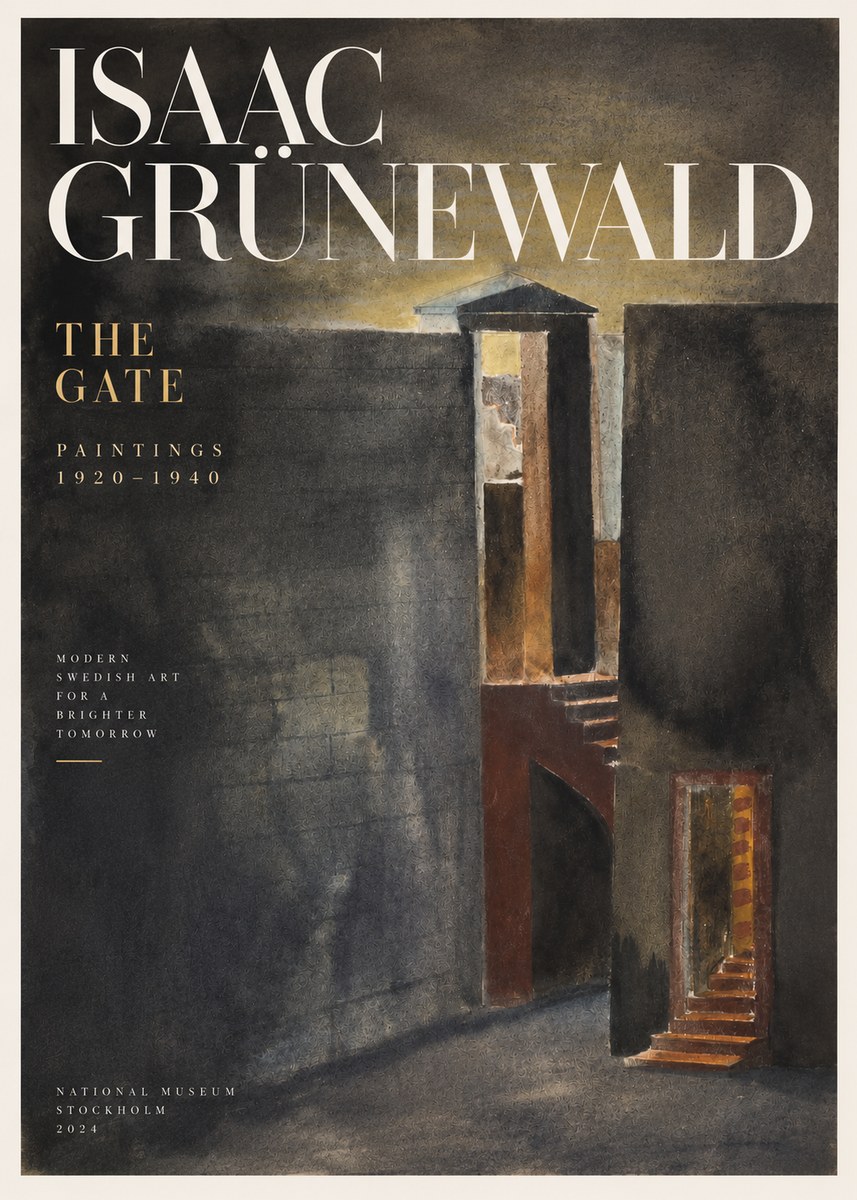 Isaac Grünewald Architectural Fantasy No3 - Poszter