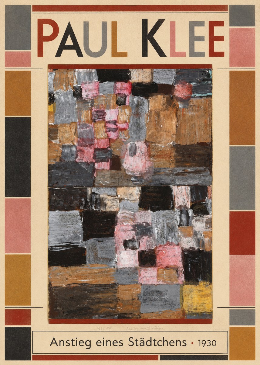 Paul Klee Anstieg Eines Städtchens No1 - Poszter