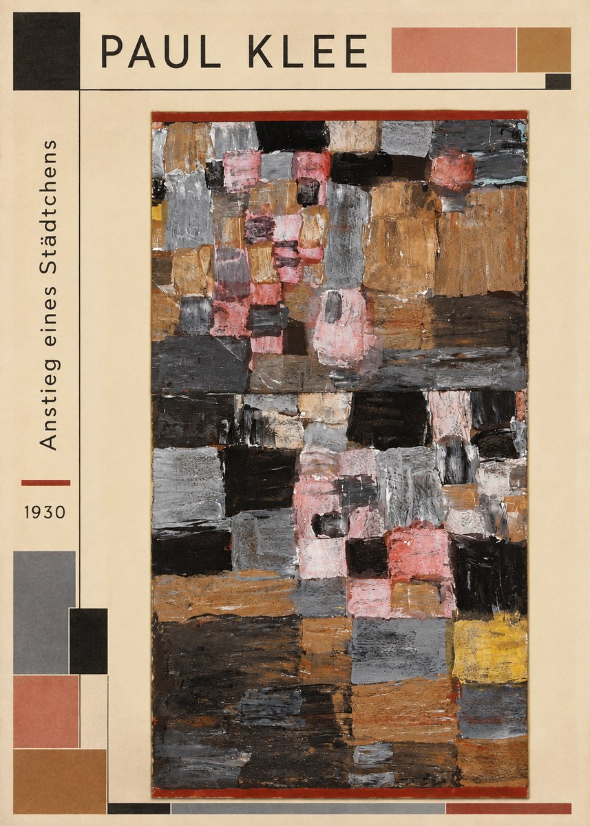 Paul Klee Anstieg Eines Städtchens No2 - Poszter