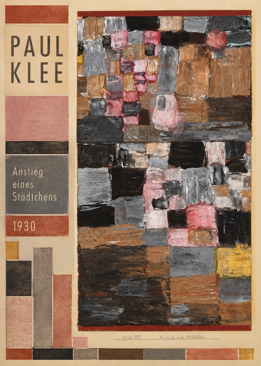 Paul Klee Anstieg Eines Städtchens No3 - Poszter