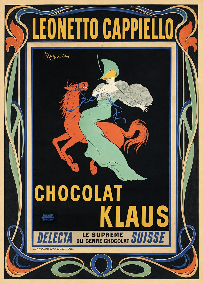 Leonetto Cappiello Chocolat Klaus II No1 - Poszter