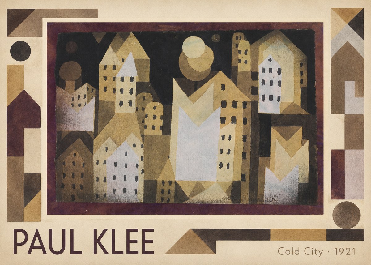Paul Klee Cold City No1 - Poszter