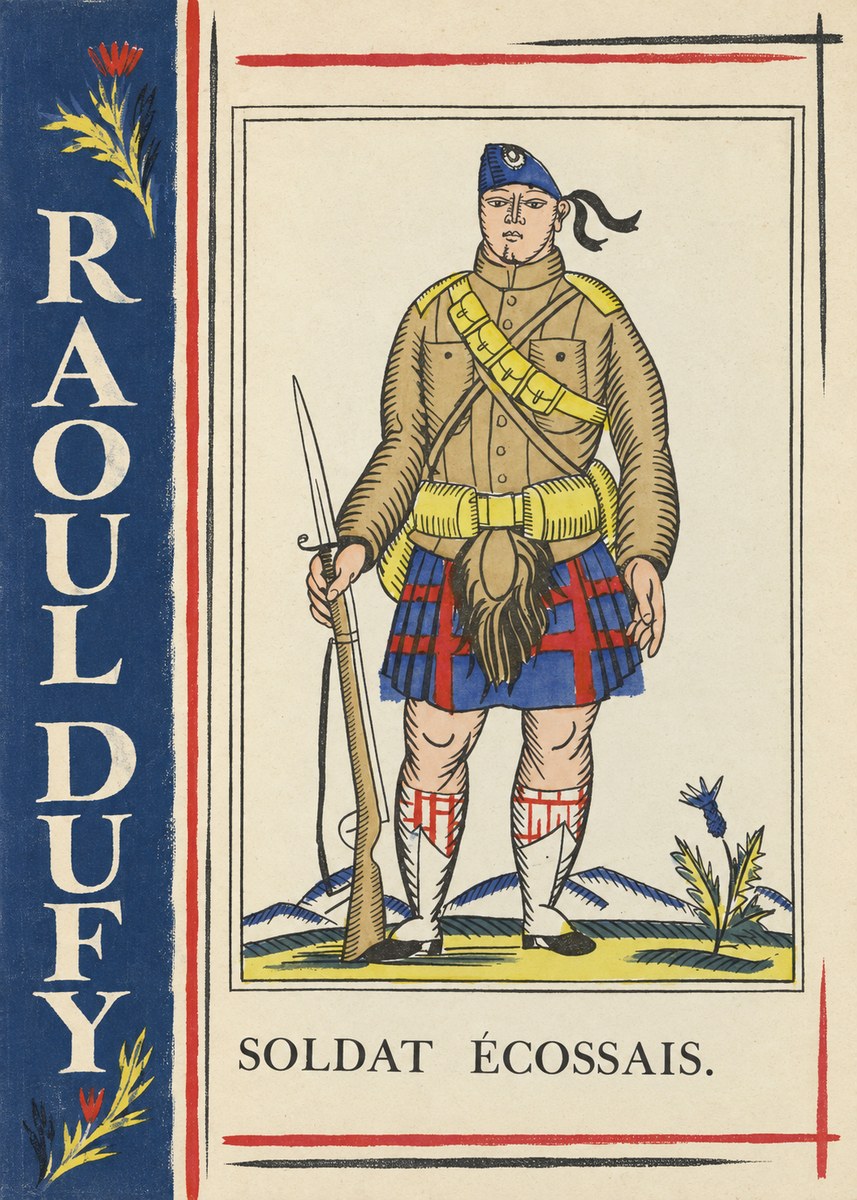 Raoul Dufy Soldat Écossais. No2 - Poszter