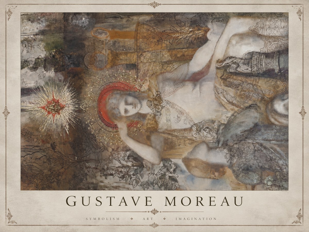 Gustave Moreau Saint Sebastian II No3 - Poszter