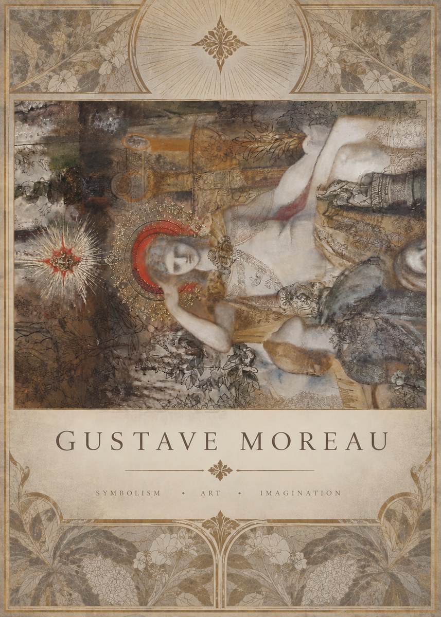 Gustave Moreau Saint Sebastian II No6 - Poszter