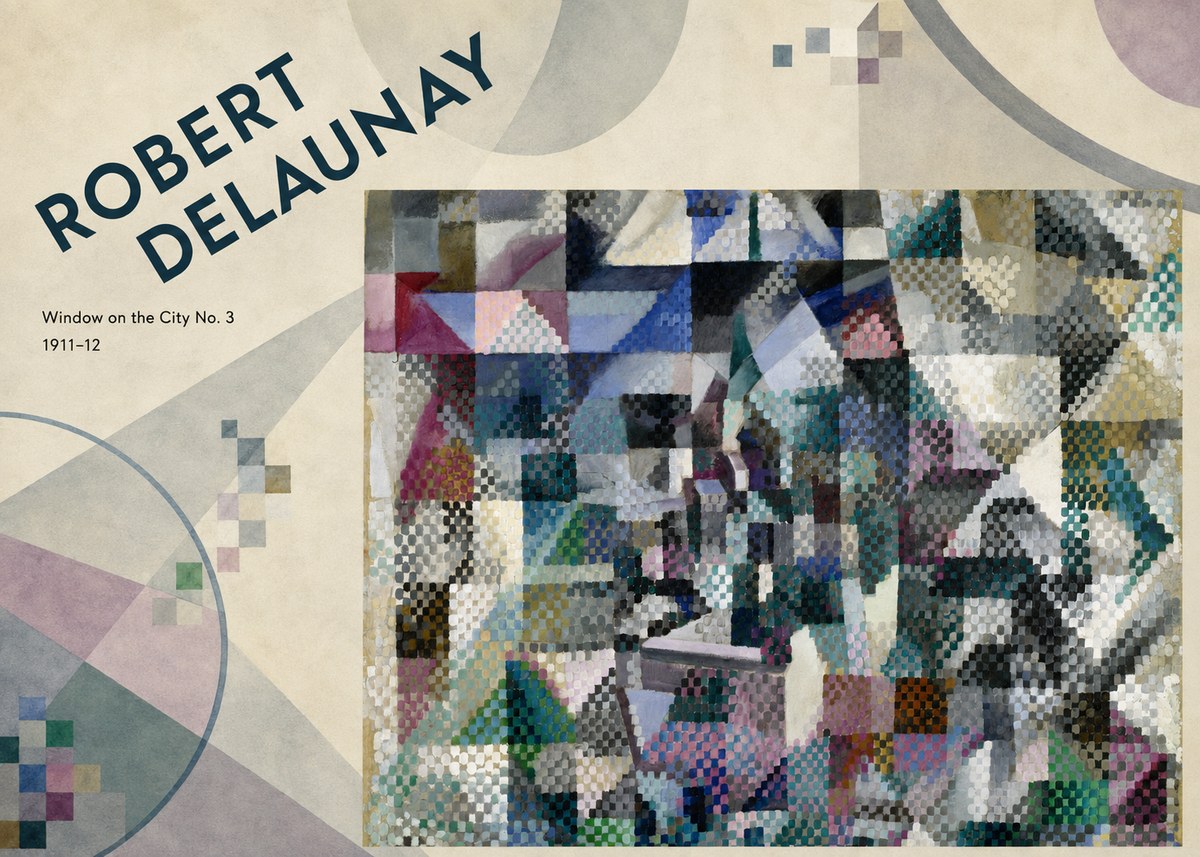 Robert Delaunay Window on the City No. 3 No3 - Poszter