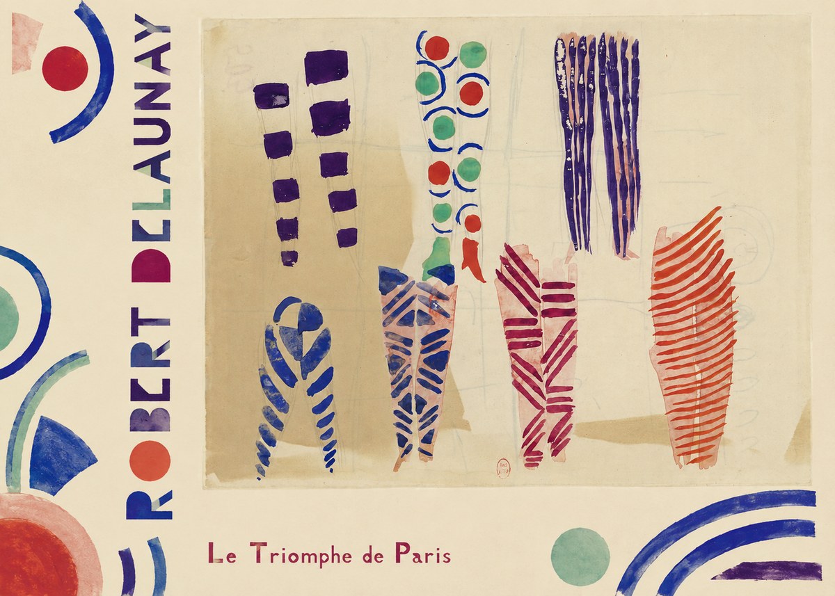 Robert Delaunay Le Triomphe De Paris IV No2 - Poszter