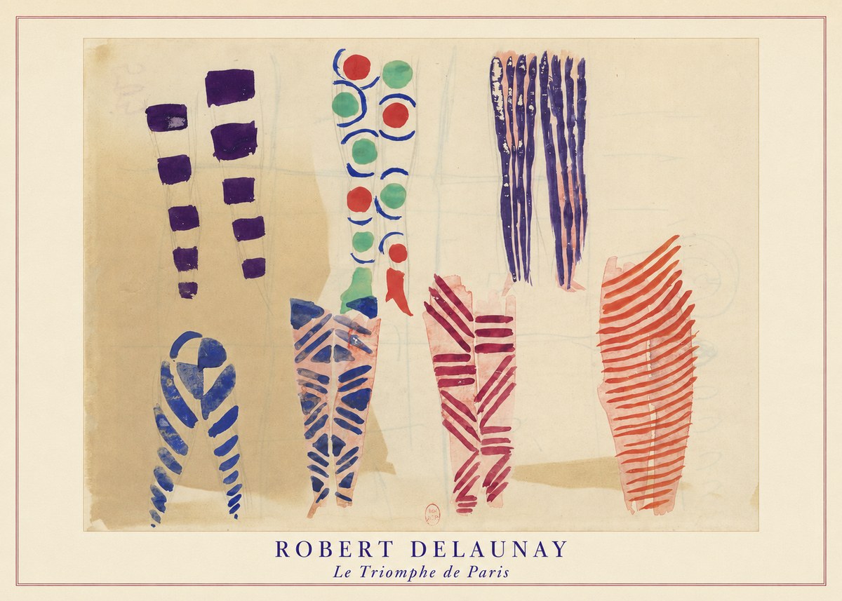 Robert Delaunay Le Triomphe De Paris IV No3 - Poszter