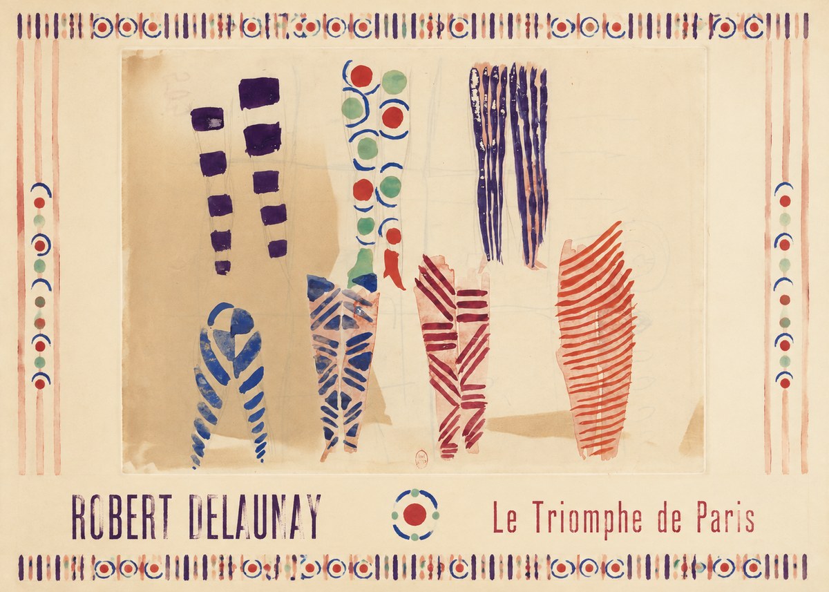 Robert Delaunay Le Triomphe De Paris IV No4 - Poszter
