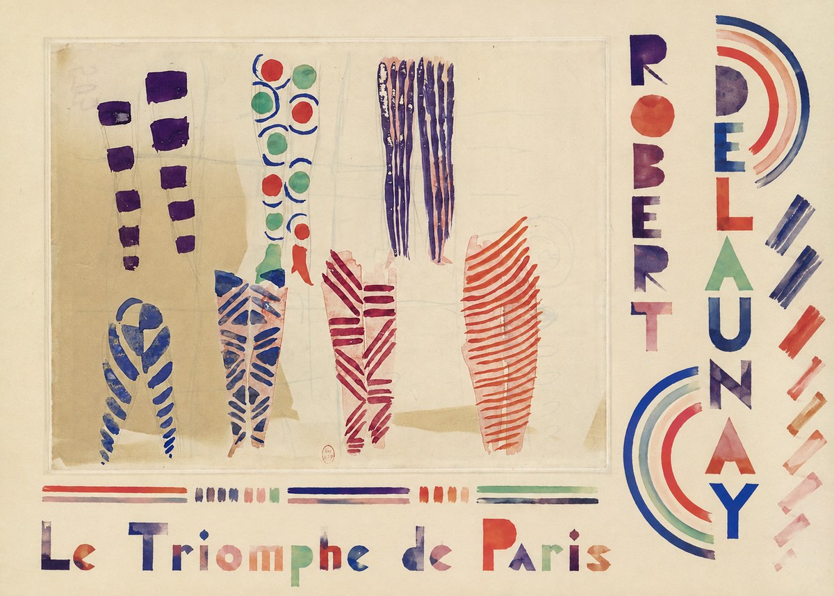 Robert Delaunay Le Triomphe De Paris IV No5 - Poszter