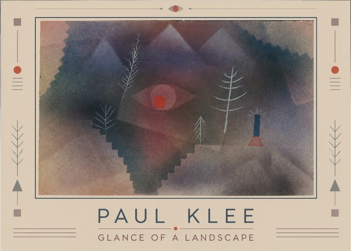 Paul Klee Glance of a Landscape No1 - Poszter