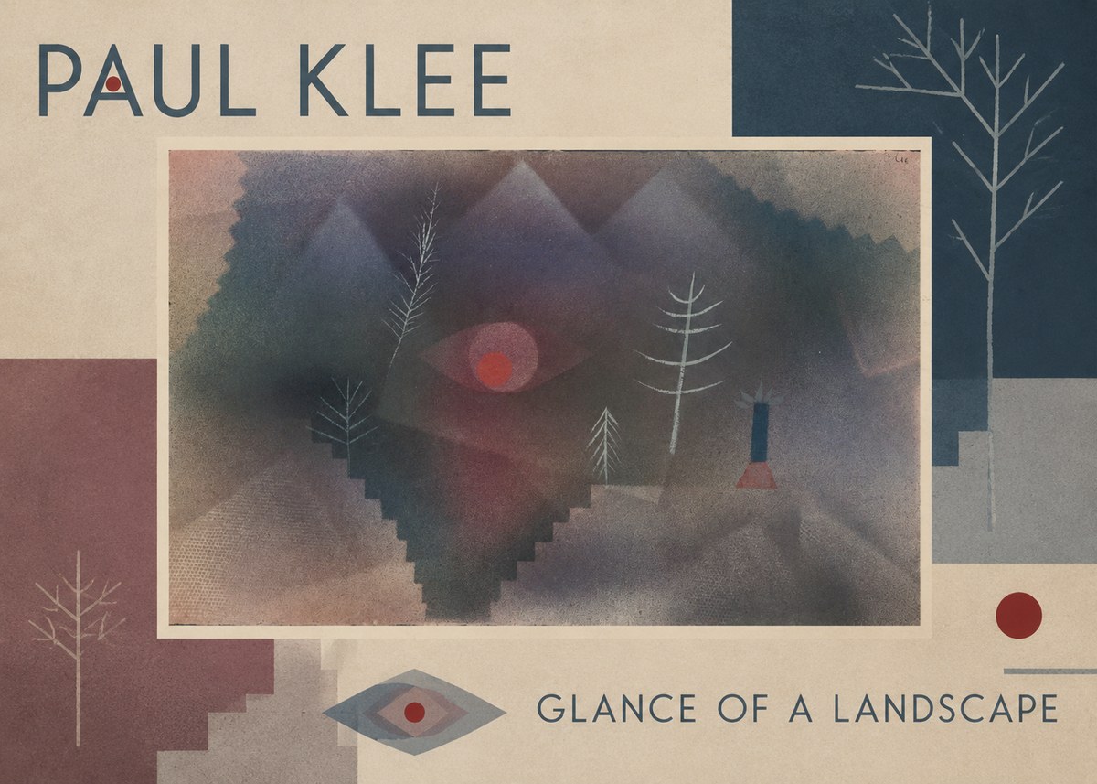 Paul Klee Glance of a Landscape No2 - Poszter