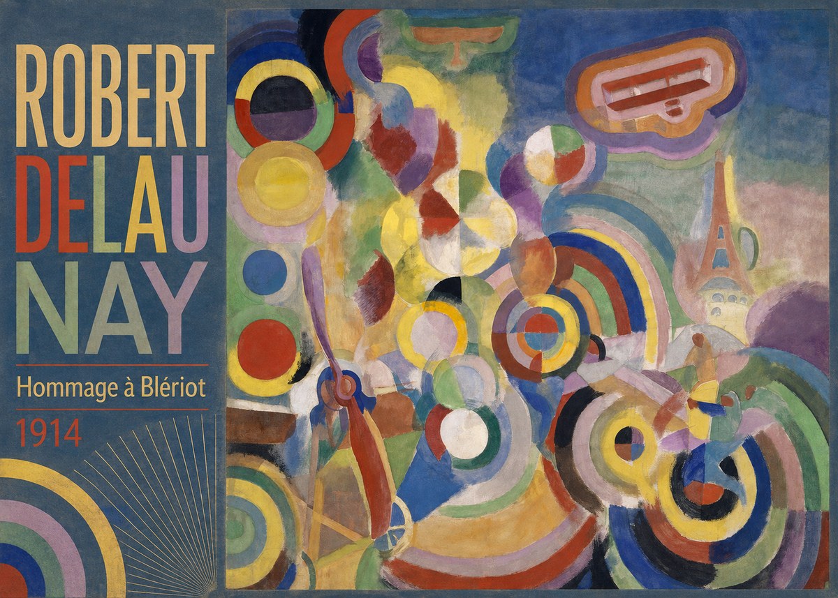 Robert Delaunay Hommage À Blériot 1914 No3 - Poszter