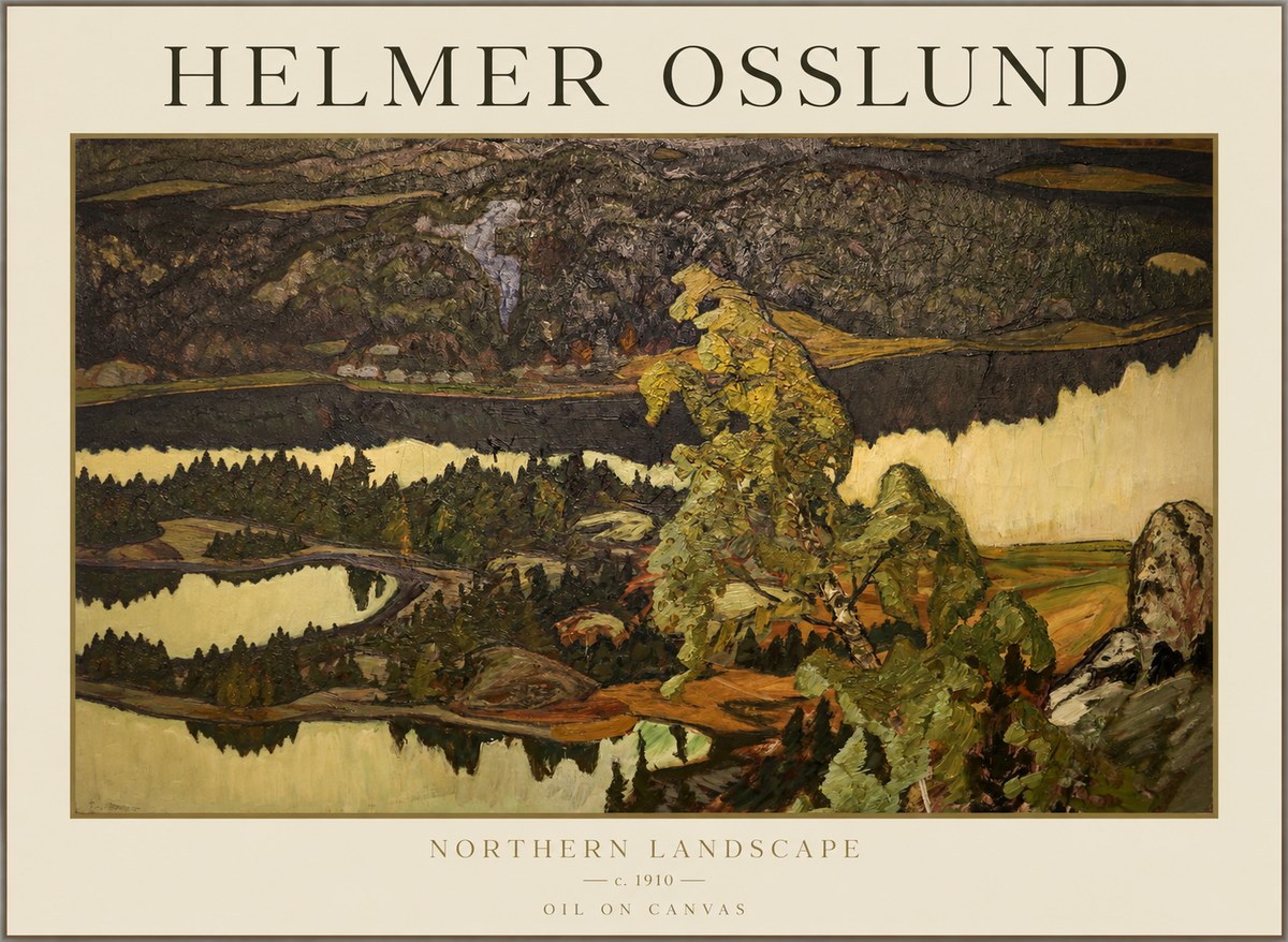 Helmer Osslund Northern Landscape No1 - Poszter