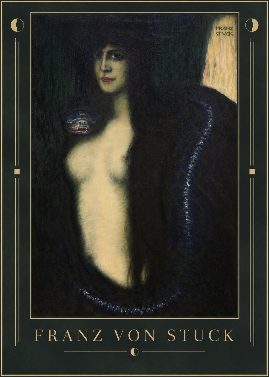 Franz von Stuck The Sin II No5 - Poszter