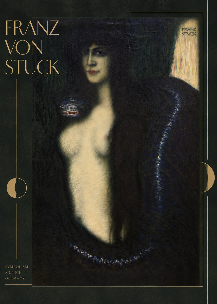 Franz von Stuck The Sin II No6 - Poszter