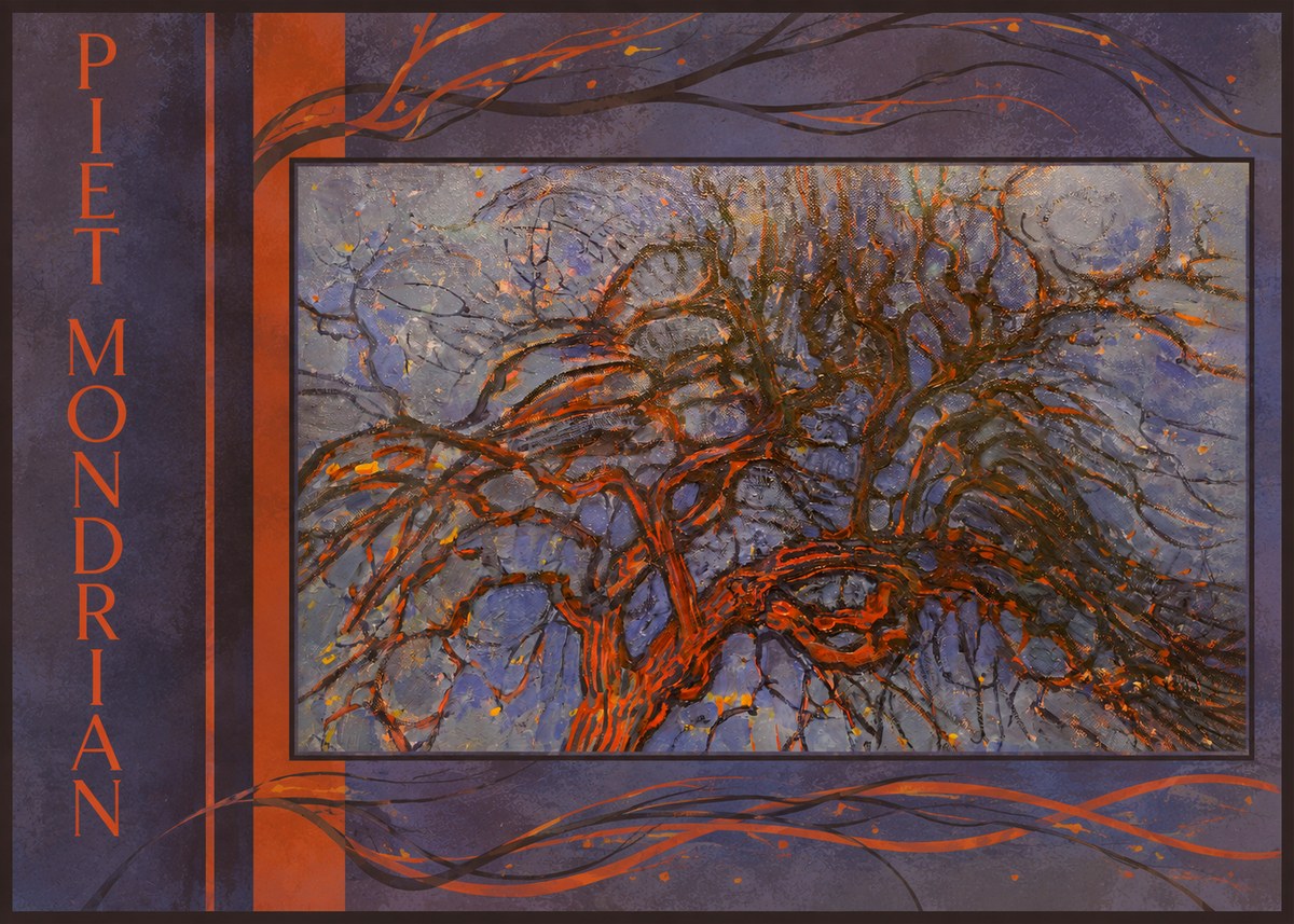 Piet Mondrian The Red Tree No2 - Poszter