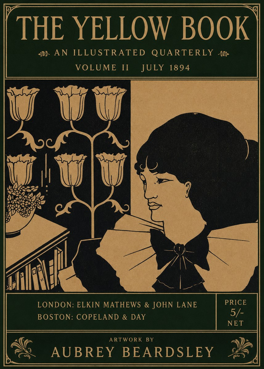 Aubrey Beardsley The Yellow Book - Volume Ii July 1894 No1 - Poszter