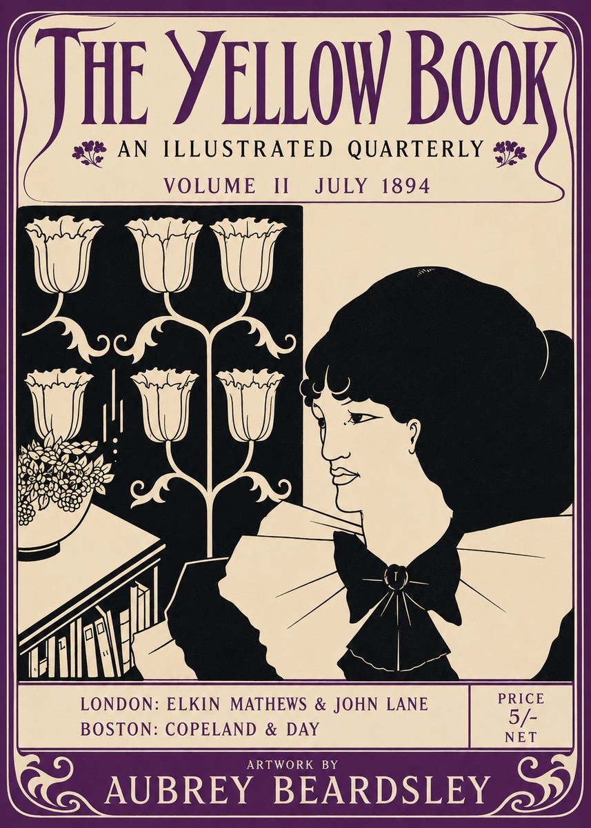 Aubrey Beardsley The Yellow Book - Volume Ii July 1894 No3 - Poszter